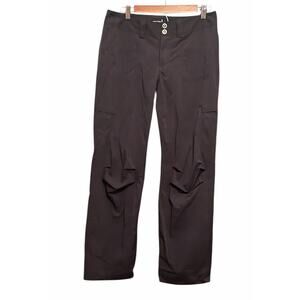 ARCTERYX Hiking Pants •Women 8• Black Nylon Stretch Lightweight 29x31